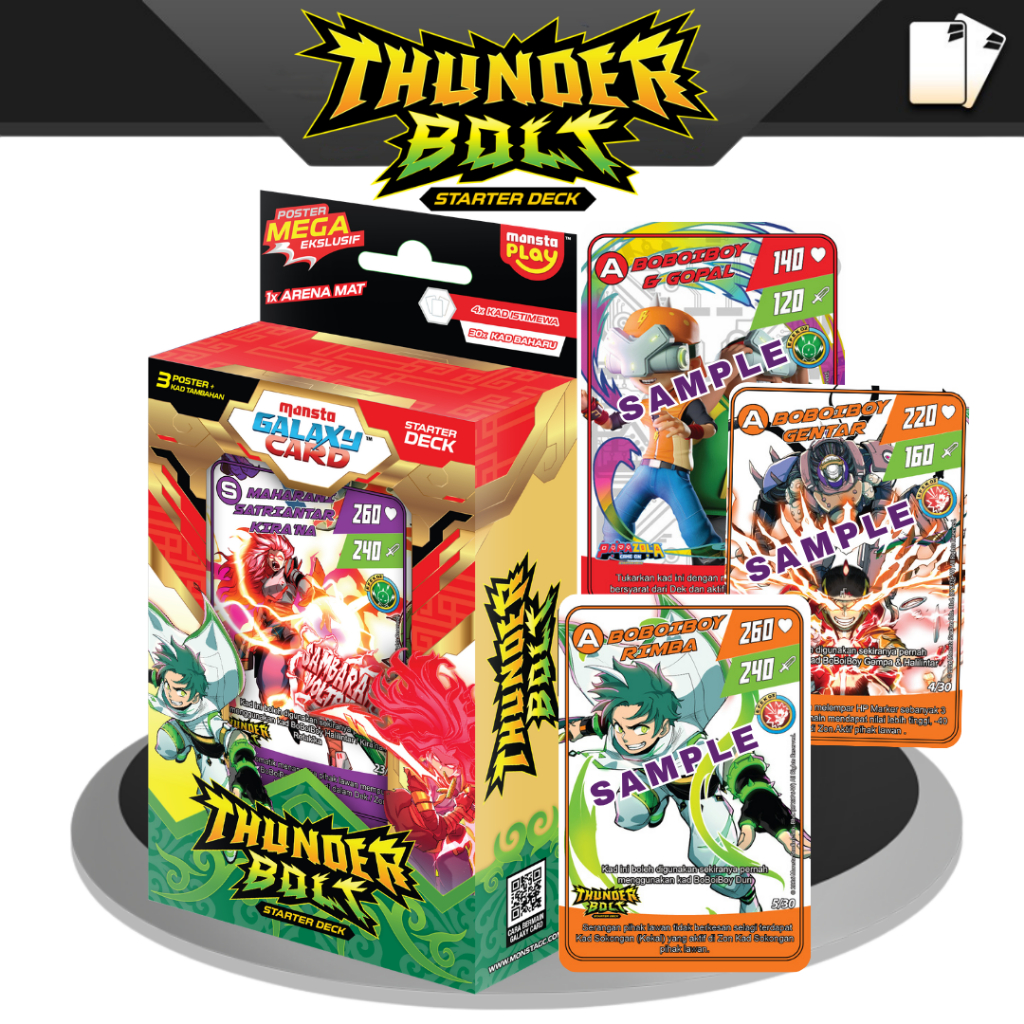 MONSTA Galaxy Card : Starter Deck Thunder Bolt