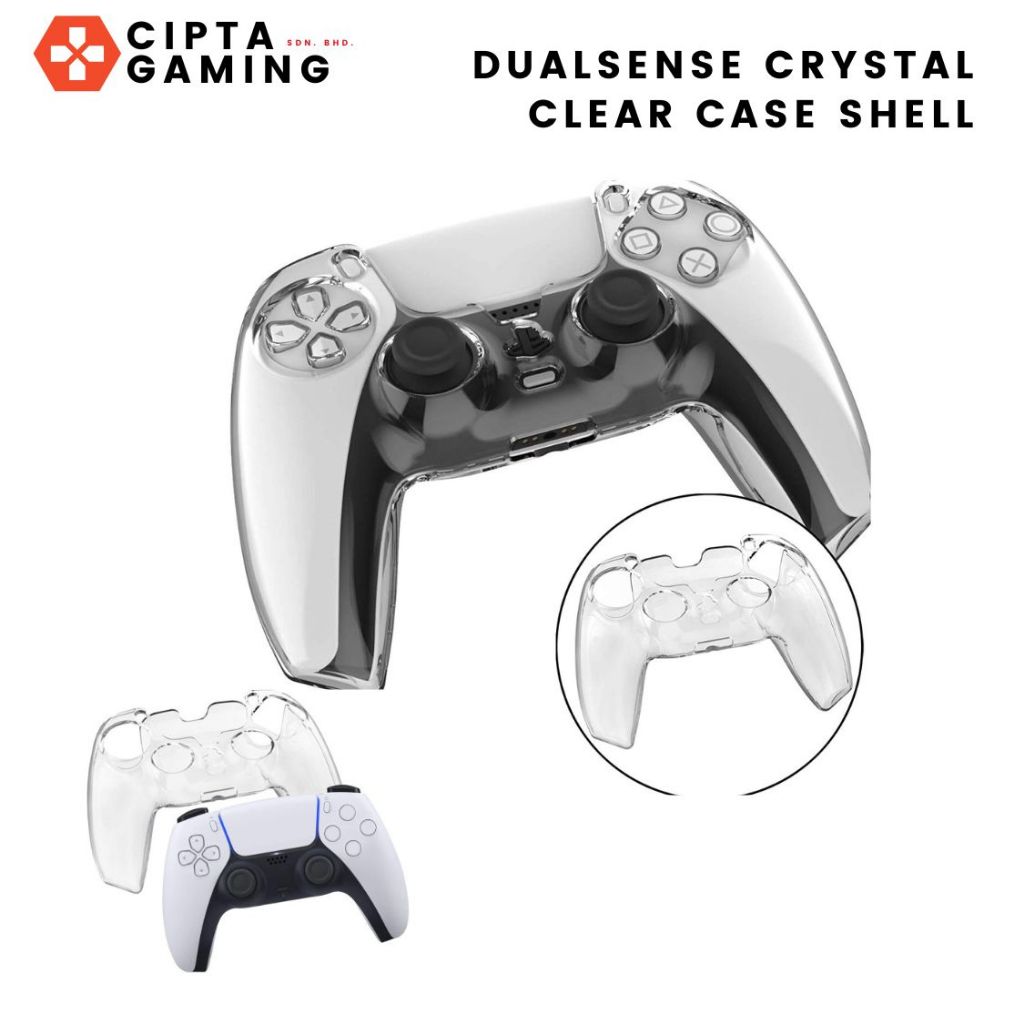 DS5 Dual Sense Controller เปลือกเคสคริสตัลใส