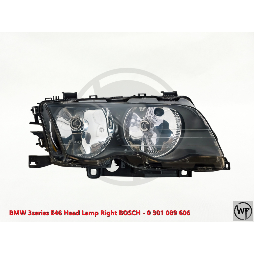โคมไฟหัว BMW 3series E46 ขวา BOSCH - 0 301 089 606
