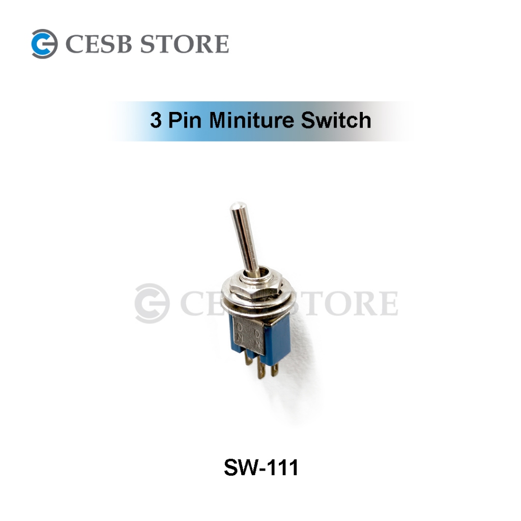 สวิตช์สลับขนาดเล็กเปิด-ปิด 3 ขา SW-111/