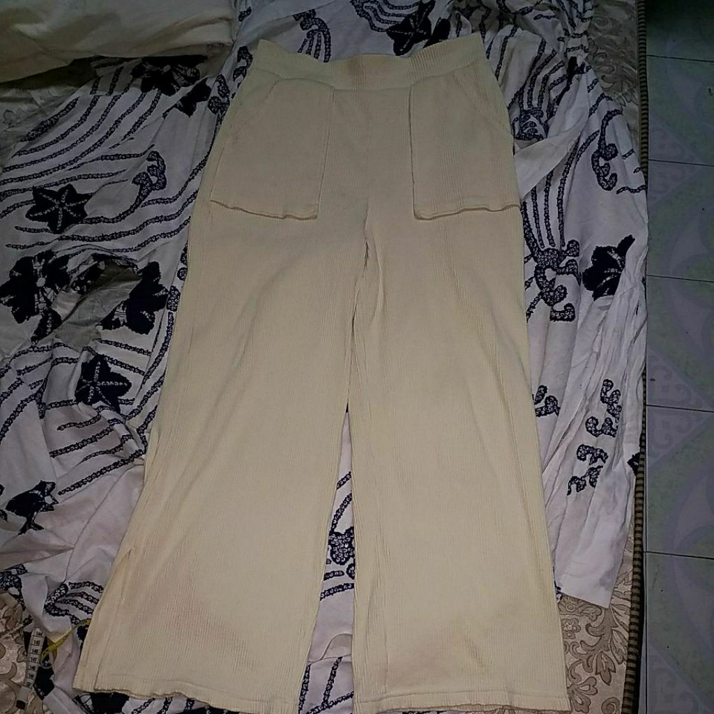 GU BAGGY PANT DOUBLE LAYER SIZE L 28 38x38 นิ้ว