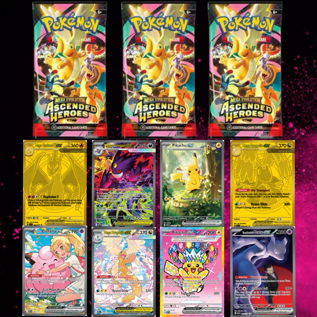 ซื้อ 15 ฟรี 1 / Pokemon Anciended Heroes Booster Pack English TCG