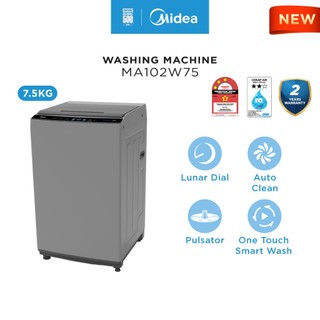 Midea MA102W Series - 7.5KG / 8.5KG / 9.5KG / 10.5KG Top Load Fully Auto Washing Machine / Washer / Mesin Basuh