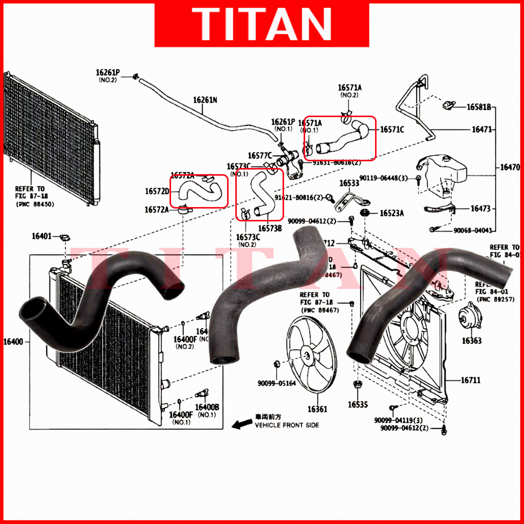 Toyota Altis ZRE142 ZRE172 ZRE173 ZGE20 ท่อรับสัญญาณ