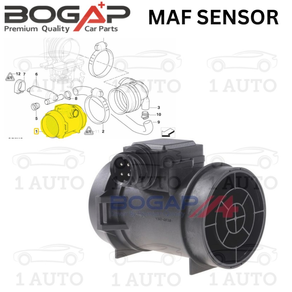 BOGAP MAF SENSOR BMW M52 SINGLE VANOS E39 E38 E36 328i 523i 528i 728i