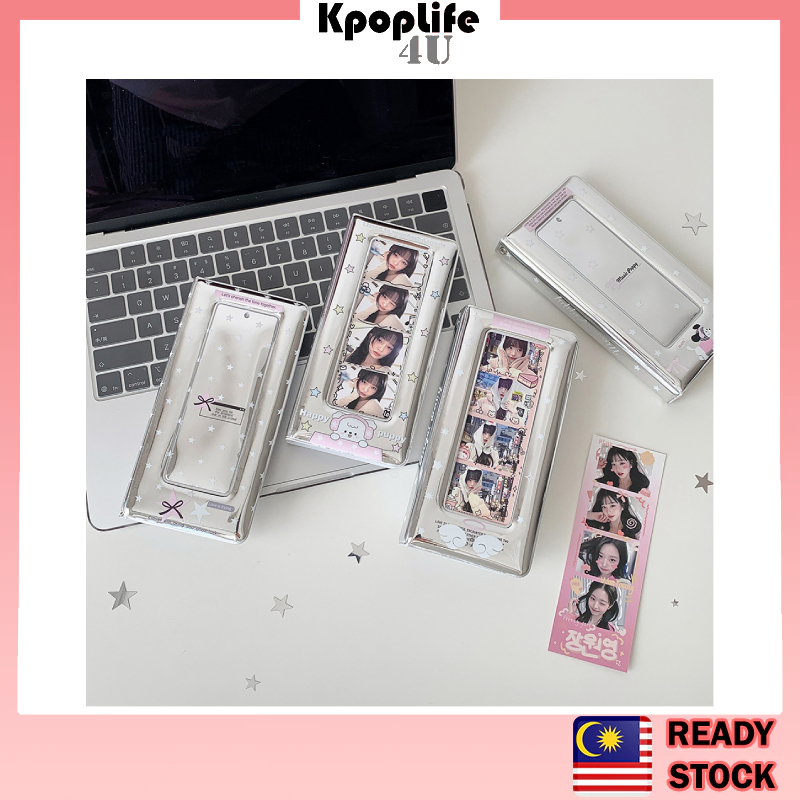 เกาหลี Silver Edition อัลบั้มภาพ 4 ตัดคอลเลกชันภาพหนังสือ Photostrip อัลบั้มภาพ บุ๊คมาร์ค Photocard อัลบั้ม