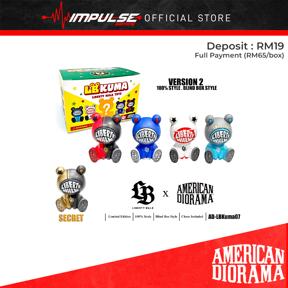 [PO] DIORAMA x Liberty Walk Liberty Walk Kuma Version 2 กล่องตาบอด 100% [4 ออกแบบในเคสแต่ละใบ]