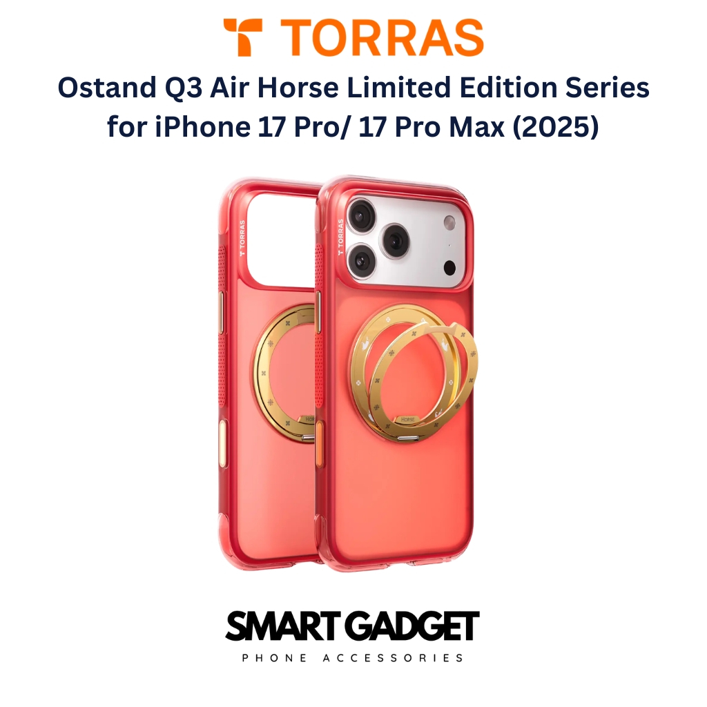TORRAS Ostand Q3 Air Horse Limited Edition Series สําหรับ iPhone 17 SERIES (2025)