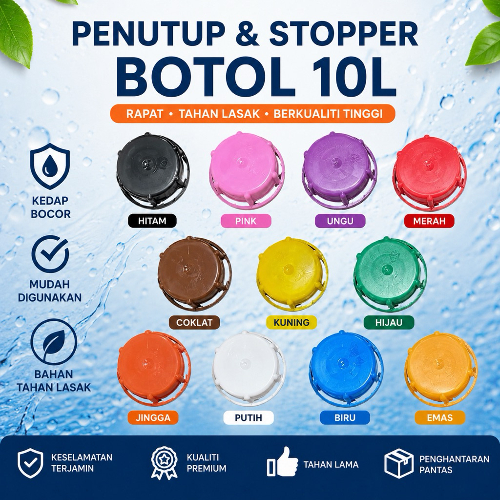 10L CAP & Stopper Bottle Penutup botol 10L [ใหม่]