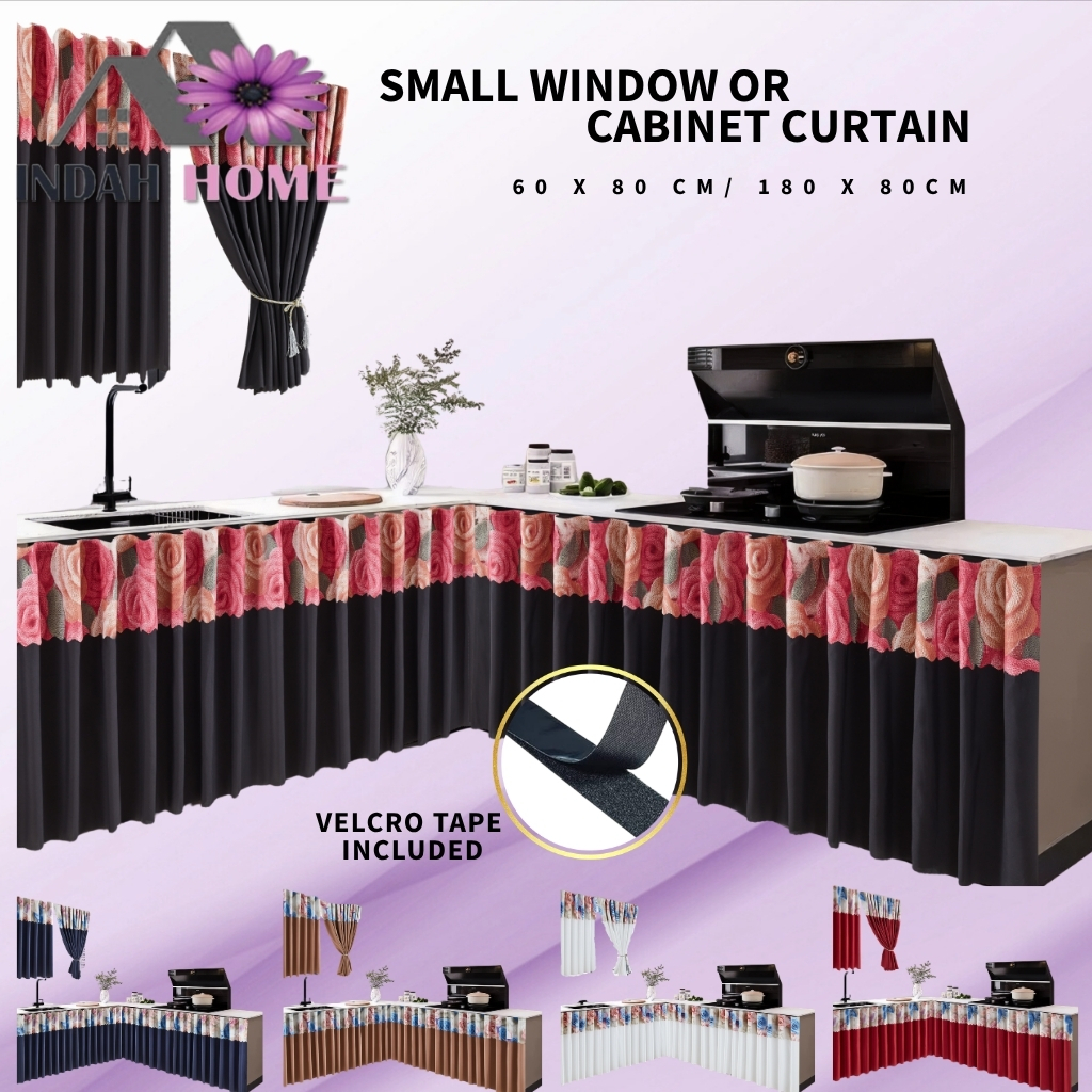 INDAHHOME KCC30-KCC38 NEW SERIES ผ้าม่านห้องครัว / ผ้าม่านตู้ / ตู้ Langsir DapuR