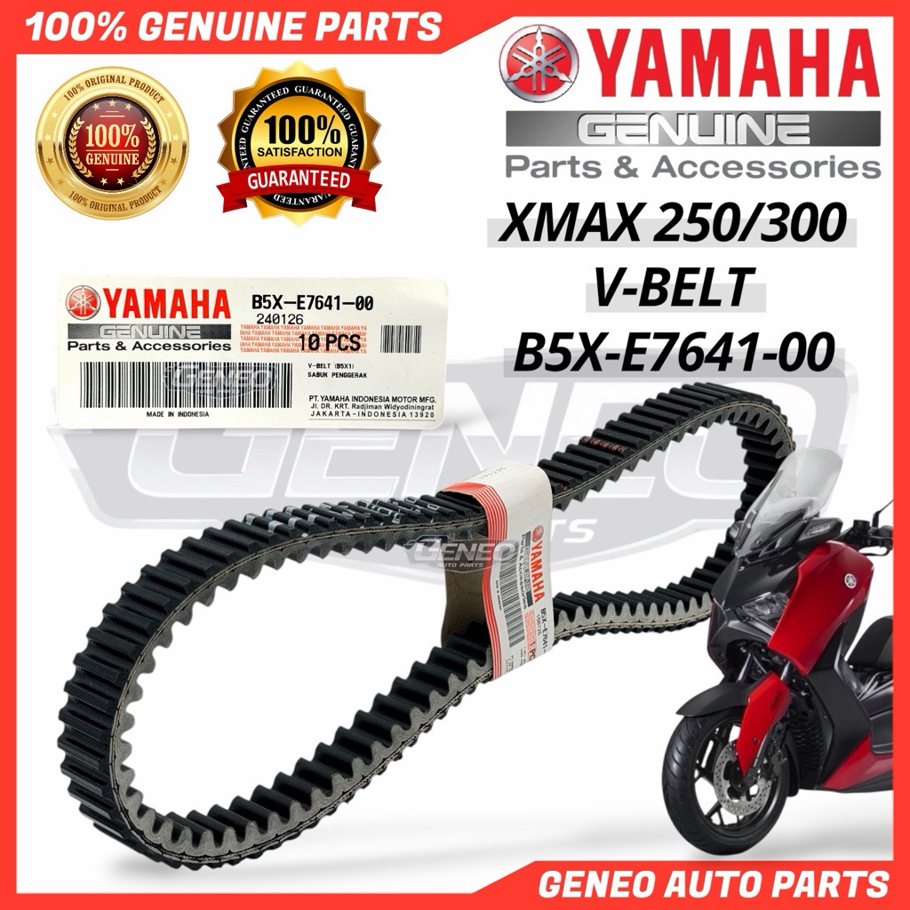 [B5X-E7641-00] BELTING V-BELT CVT YAMAHA XMAX 250/300 X-MAX V1 V2 V3 YAMAHA PARTS