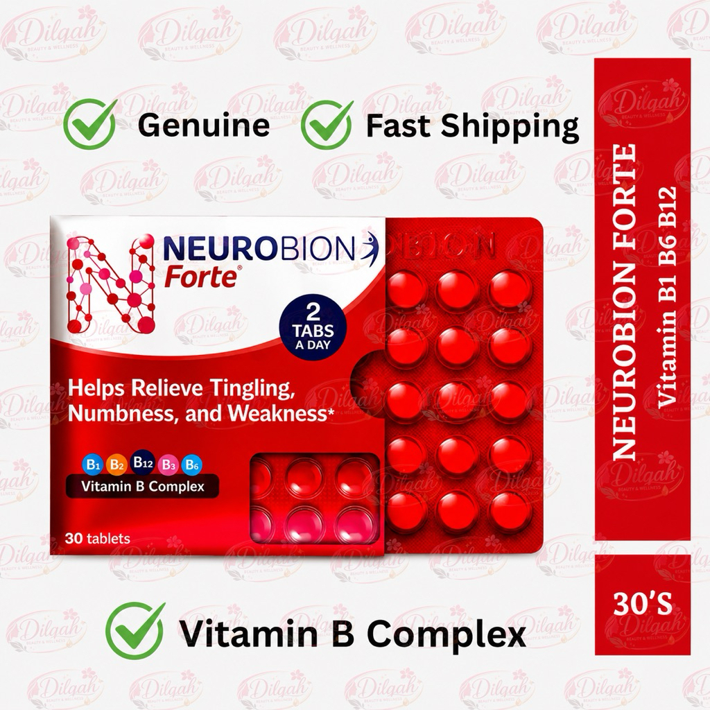 Neurobion Forte วิตามิน B1, B6, B12 สําหรับประสาท 30s ( แพ็คใหม่ )