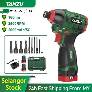 TANZU TZ-S160 16.8V Brushless Electric Screwdriver Cordless Power Drill DIY Home Repair Power Tool