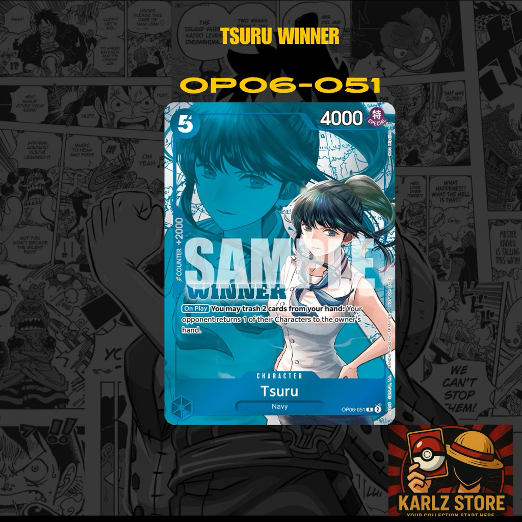 Tsurum Winner English (ฟอยล์) OP06-051
