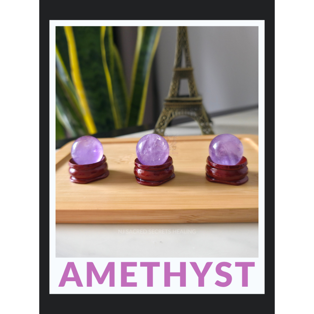 Amethyst Ball – Calm & Spiritual Protection Crystal Sphere