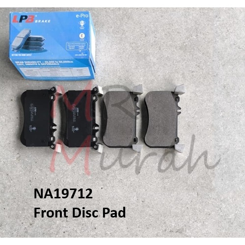 LPB NA19712 ผ้าดิสเบรคหน้า Mercedes W117 AMG CLA45 W176 A45 W156 GLA45 (depan)
