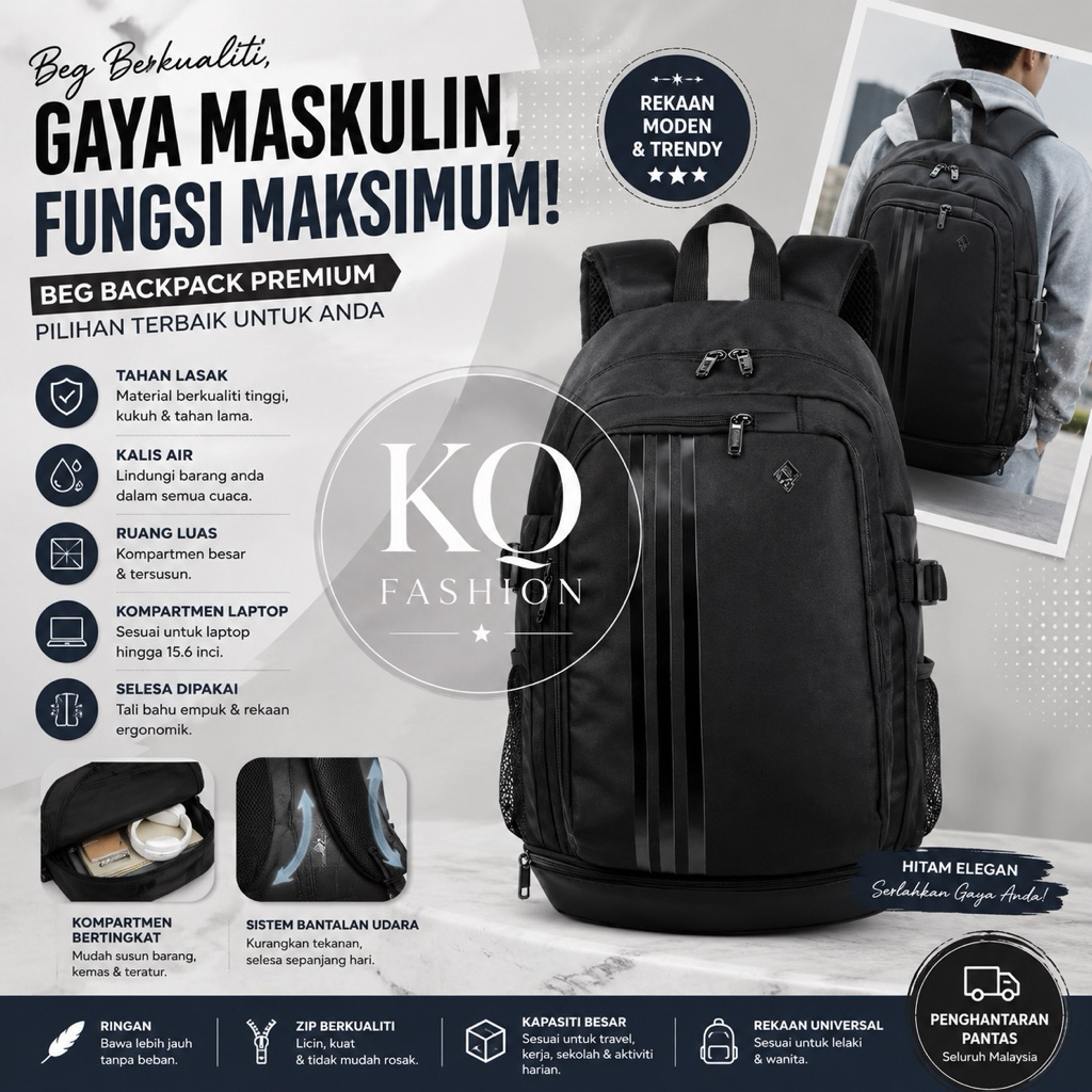 ใหม่ BACKPCAK POMOSI A003 กระเป๋า Camping bag Backpack Bagpack Beg galas camping Beg belakang Viral 