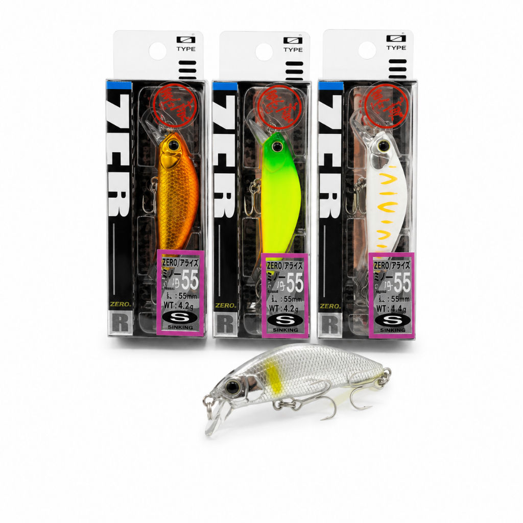 EF RIPPLE-ASH ZERO ARISE CHIKO MINNOW 50mm 5.2g / CHIKO MINNOW 55mm 6.4g Sinking Minnow LURE