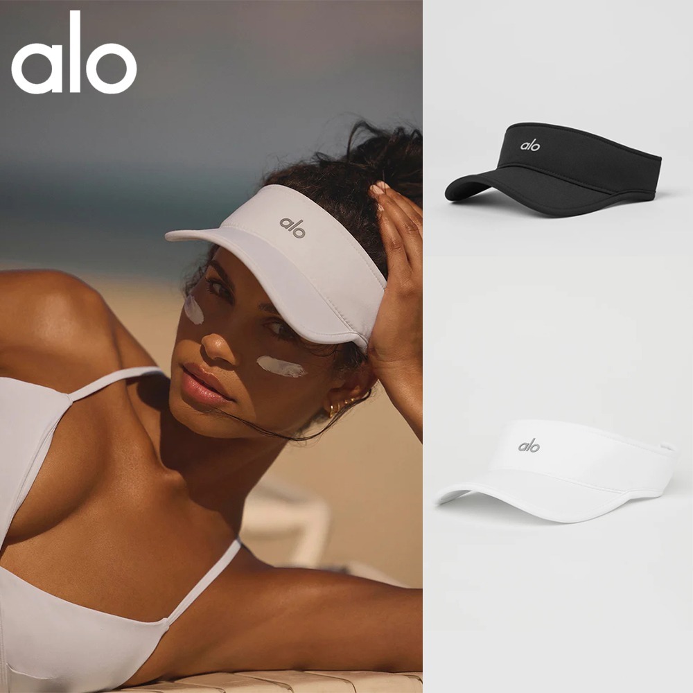 Alo Captivate UV Protection Quick-Dry Sun Visor, หมวกอเนกประสงค์สําหรับเทนนิส, Yoga & Daily Commute 
