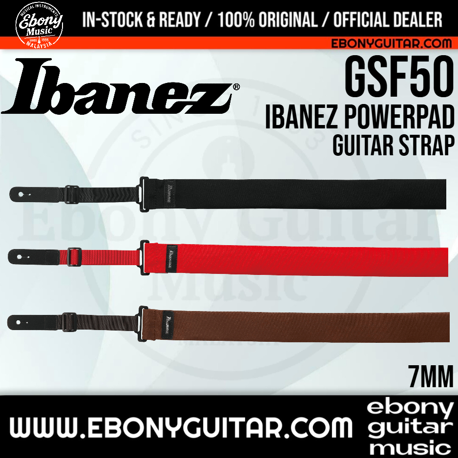 Ibanez GSF50 POWERPAD สายรัดกีตาร์บุนวม