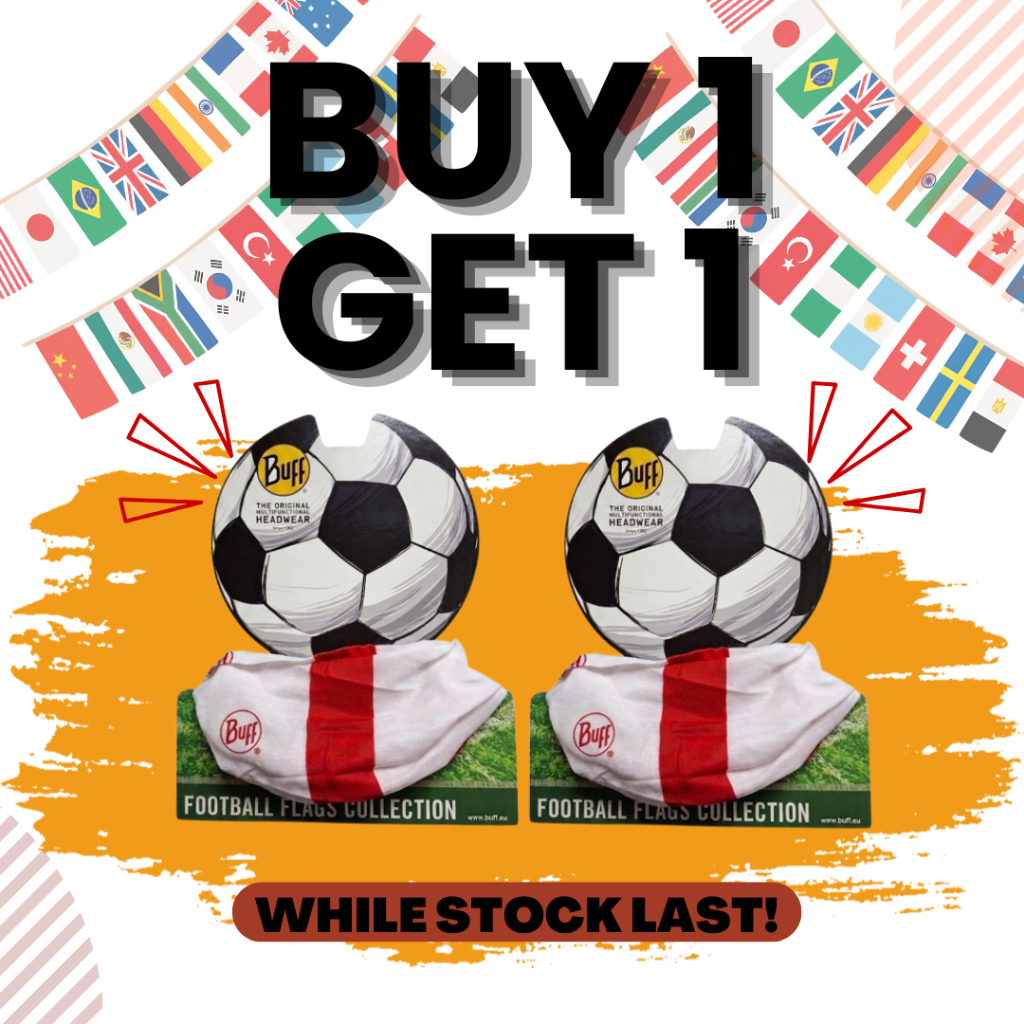 ซื้อ 1 ฟรี 1 BUFF World Cup Flag England