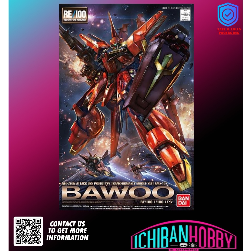 BANDAI RE/100 AMX-107 BAWOO