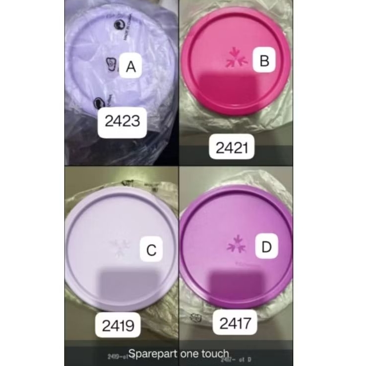 TUPPERWARE RANDOM COLOUR SPAREPARTS LID SEAL COVER ทัปเปอร์แวร์แบรนด์