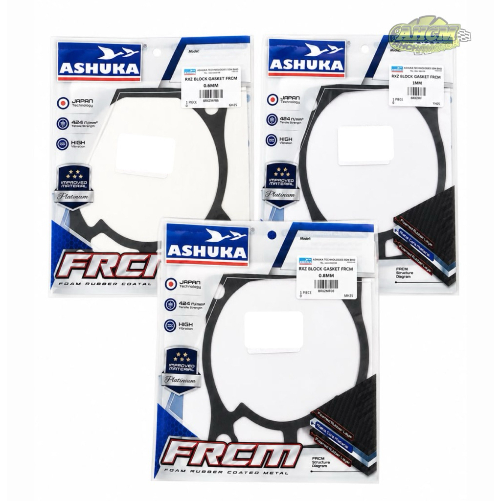GASKET BLOCK RXZ FRCM 0.6 มม. 0.80 มม. ASHUKA
