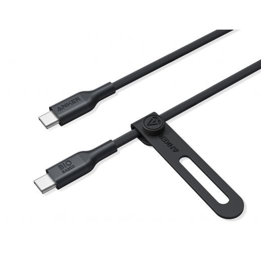 สาย Anker 544 USB-C to USB-C (ไบโอ-ตาม 3FT / 6FT) สีดํา (การชาร์จ 140W)