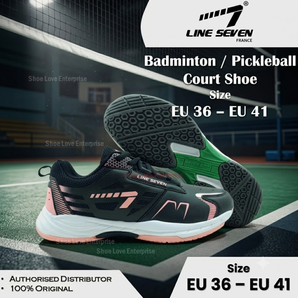 Line Seven Kasut Badminton Line 7 Badminton / Court รองเท้ากีฬากันลื่น