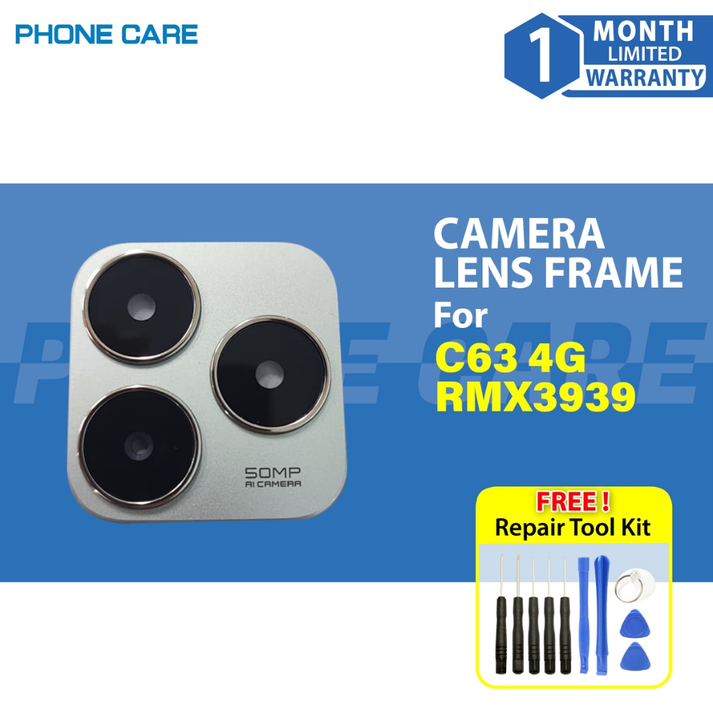 PhoneCare เลนส์กรอบกล้องสําหรับ REALME C63 4G RMX3939 พร้อมเลนส์กระจก