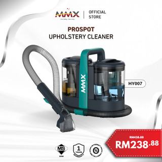 [Turbo 600W | Dual Tangki Air 1.5L] MMX Prospot MMXSC-HY007 - Pembersih Tempat Permaidani Mudah Alih dan Upholsteri