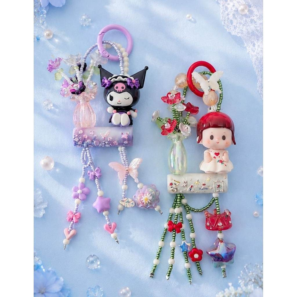 Handmade Bagcharm Bagchain Kuromi Buer Popmart
