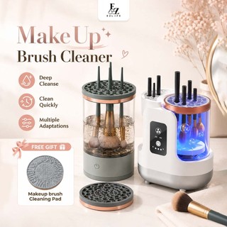 Pencuci Berus Solekan Automatik Ezlife 3in1 Auto Makeup Brush Cleaning Brush Cleaner Dryer Automatic Cosmetic Brush电动清洁刷