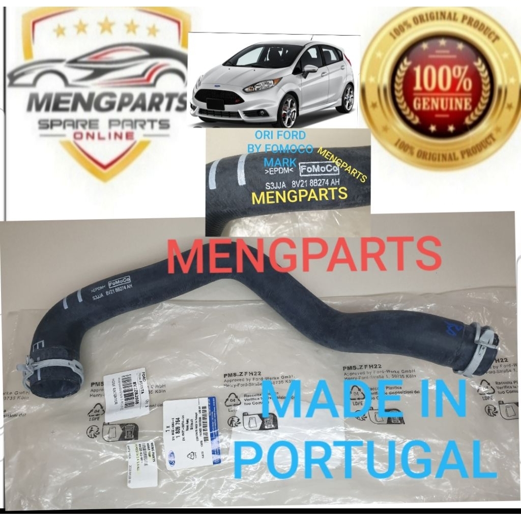 FORD FIESTA 1.4,1.5 1.6 RADIATOR HOSE UPPER / ท่อน้ํา TOP /TOP HOSE RADIATOR 8V21-8B-274AH