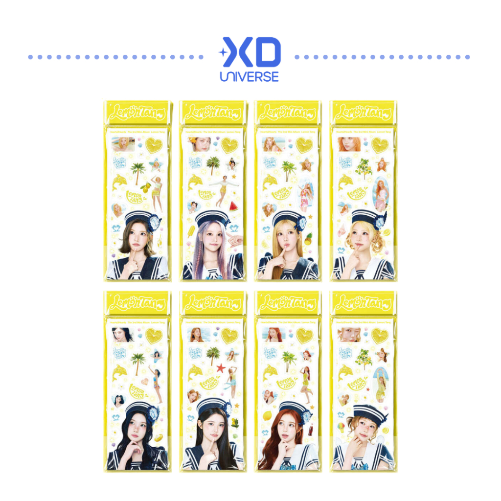 Hearts2Hearts The 2nd Mini Album 'Lemon Tang' Sticker Ver. Smart Album