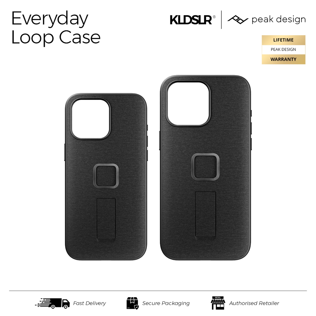 เคส Peak Design Everyday พร้อมห่วงสําหรับ iP 12 Pro Max/ 13 Pro/ 13 Pro Max/ 14 Plus/ 15 Pro/ 15 Pro