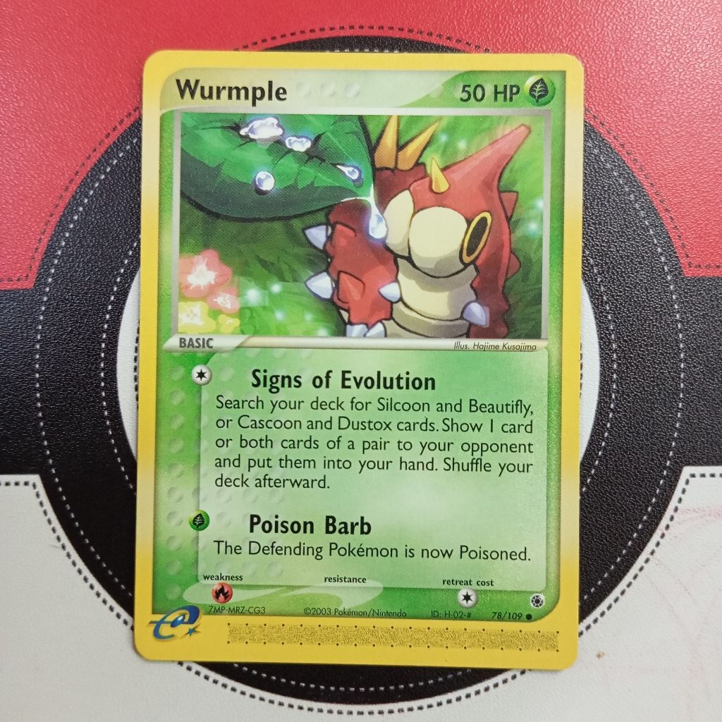 Pokemon TCG - Wurmple 78/109 - EX Ruby & Sapphire (ทั่วไป)