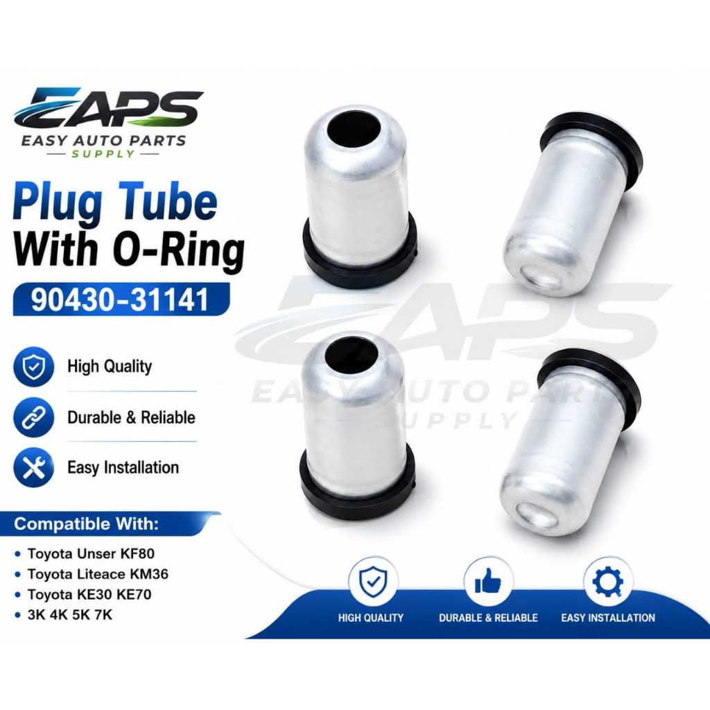 Toyota Unser Liteace Km36 Ke30 Ke70 3K 4K 5K 7K Plug Tube With O-Ring (90430-31141)