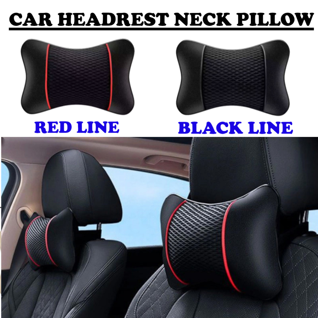 รถ PU หนังคอหมอนรถที่นั่ง Headrest สําหรับ Proton X50 S70 Saga Vvt Preve Persona Wira Exora