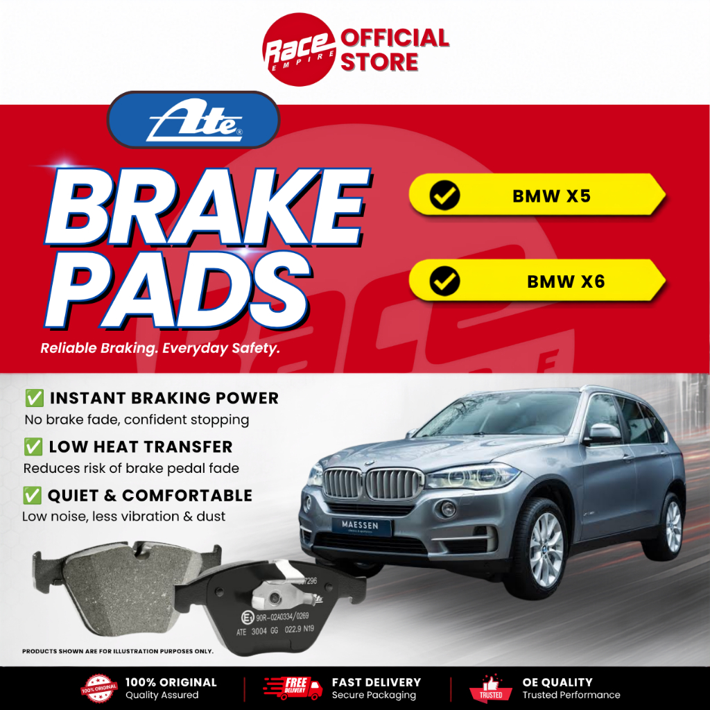 ผ้าเบรคหลัง ATE -BMW X5 (F15,F85),X6 (F16,F86)
