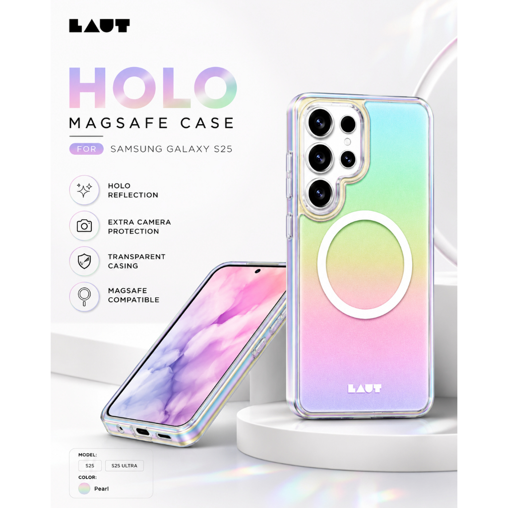 เคส LAUT HOLO เข้ากันได้กับ Galaxy S25 Series