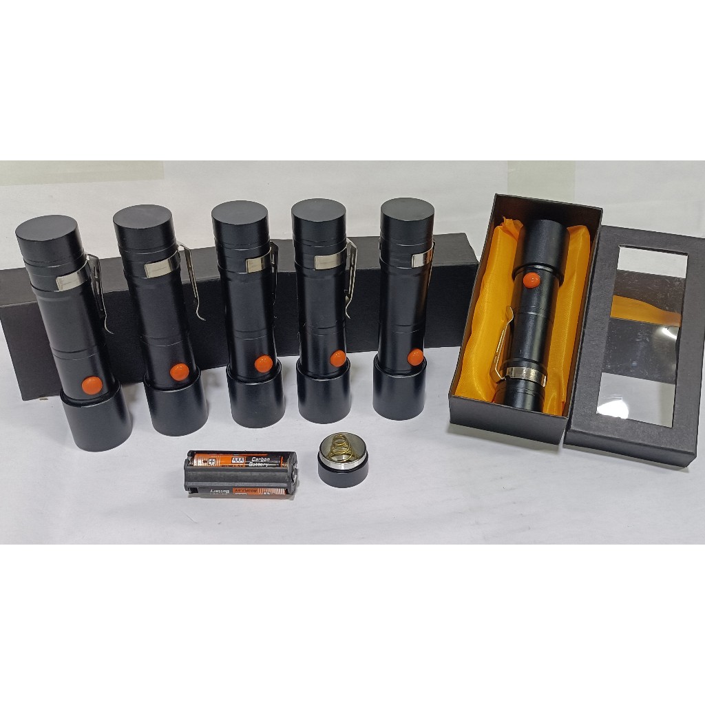 ALUMINIUM พร้อมแบตเตอรี่ AAA-3PCS TORCH LIGHT合金ไฟฉาย (แบตเตอรี่ AAA 3 ก้อน)
