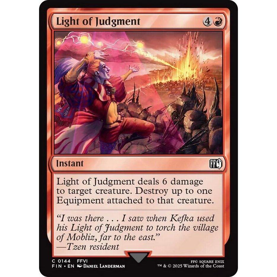 MTG: (FIN) C 144 - Light of Judgement Single Card Final Fantasy