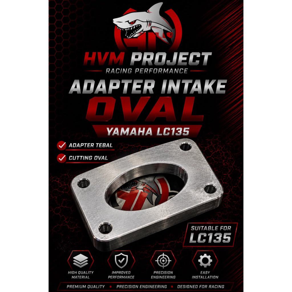 HVM PROJECT ADAPTER INTAKE OVAL LC135