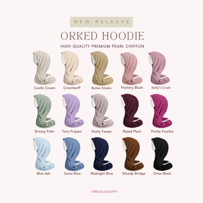 EEKAJUSOPH - ORD HOODIE PREMIUM CHIFON GEORGETTE