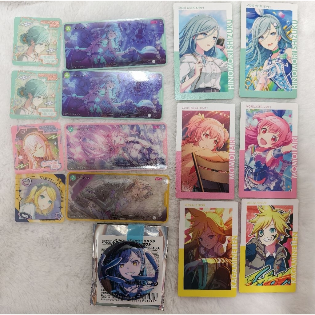 [อย่างเป็นทางการ] Project Sekai Vocaloid Shizuku airi an kagamine len rin luka สติ๊กเกอร์ epick card