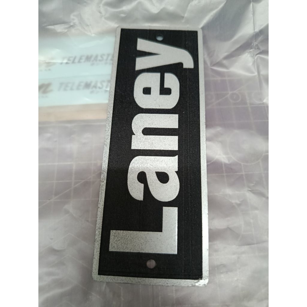 Laney กีต้าร์ Amp Name Plate สําหรับเปลี่ยน