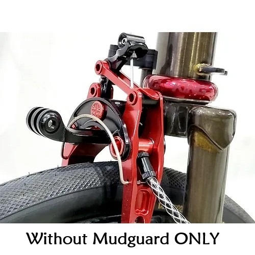 Union Jack Caliper ขายึดไฟหน้าสําหรับ Magicshine Cateye Ravemen Garmin Towild Brompton