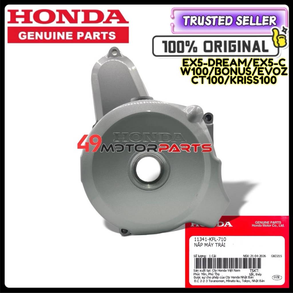 EX5 DREAM EX5 CLASS WAVE100 SPORT BONUS CT100 KRISS100 ELEC STARTER MAGNET COVER CRANKCASE 11341-KFL